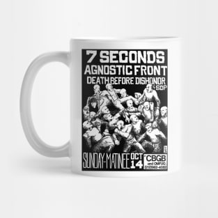 7 Seconds / Agnostic Front / Death Before Dishonor Mug